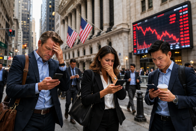 Dow Jones slips 300 points as Iran tensions, oil surge weigh on US stocks