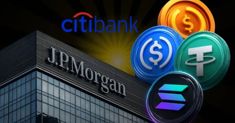 JPMorgan, Citi, and BofA Build Blockchain Network to Challenge Stablecoins Dominance
