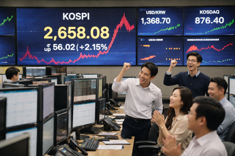 Here’s why the Kospi Index is surging today, and the next target to watch